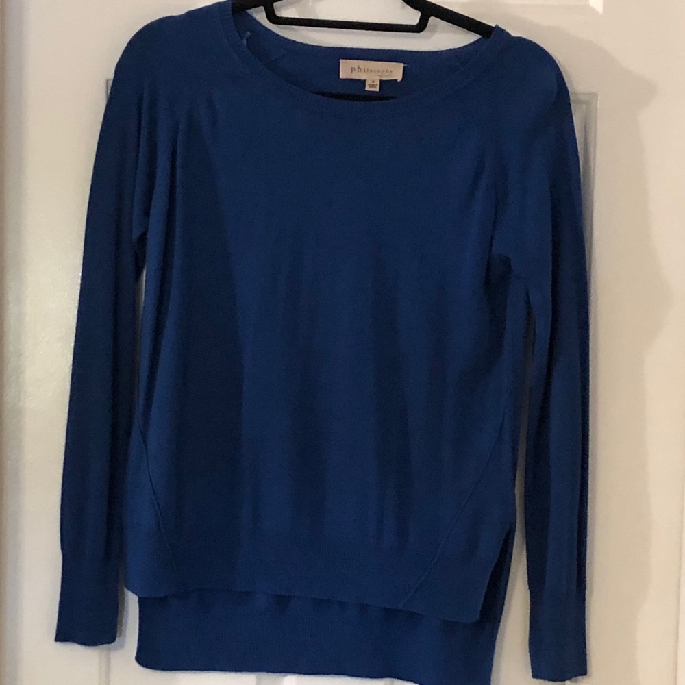 Royal blue sweater